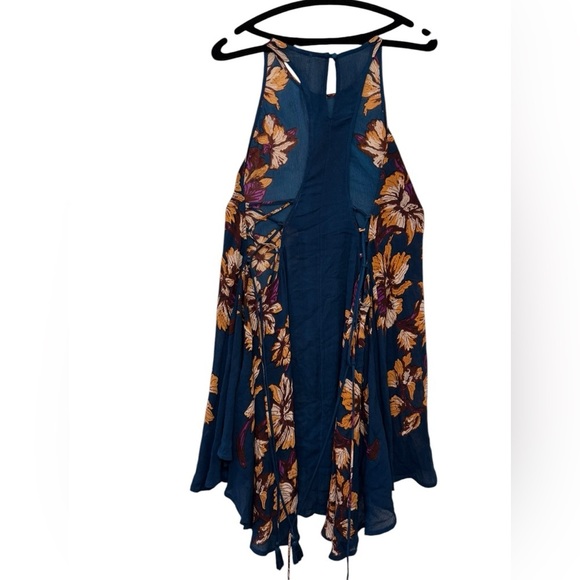 Free People Paint The Sun Slip Dress  Lg - Picture 5 of 13